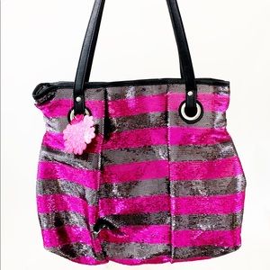 Sequin Striped Purse
